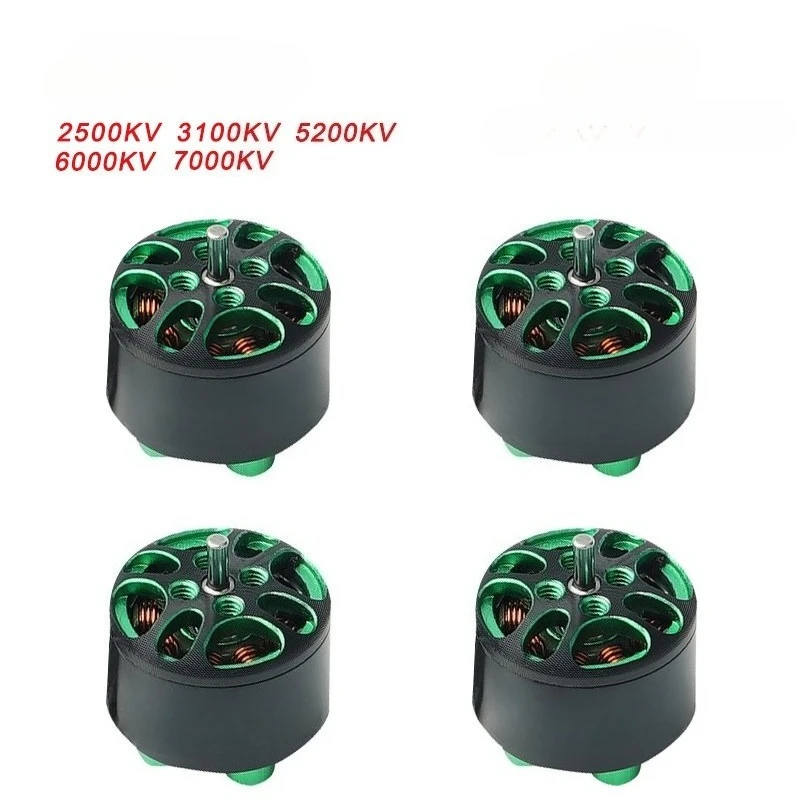 1207 Motor 2500KV 3100KV 5200KV Competition Toothpick Machine Brushless Motor 6000KV 7000KV RC Drone Motors