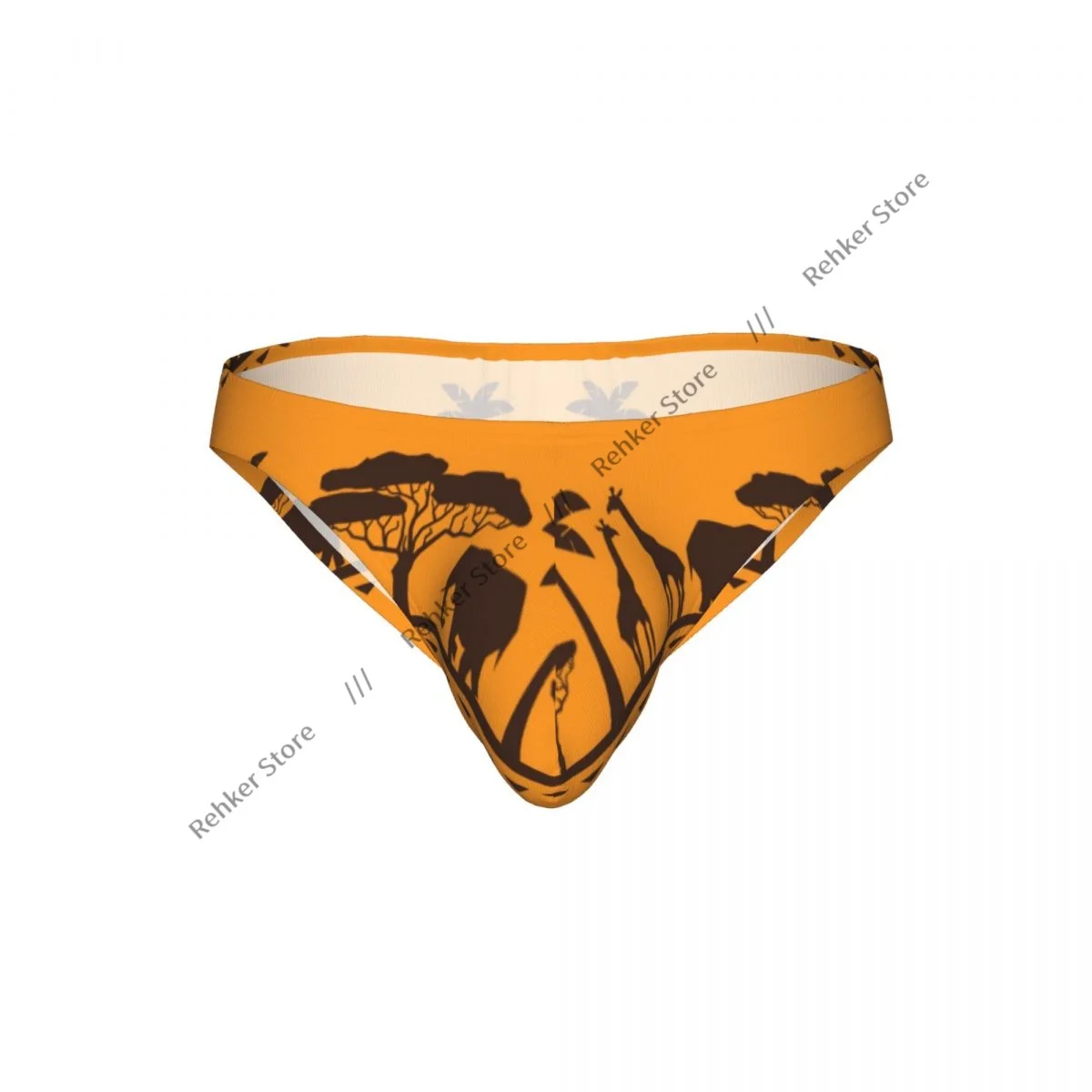 African Ethnic Animal Pattern Men's Briefs Sexy Underpants Bikini Underwear Men Panties - view 4