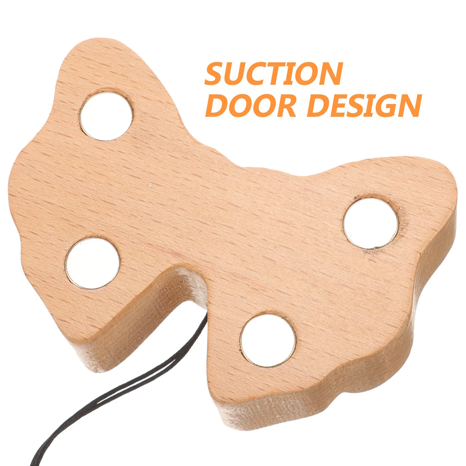 

Unique Wooden Door Bell Wind Chime Sturdy Design Beautiful Sound for Home Entry Gate Decor Long Lasting Wind Chime