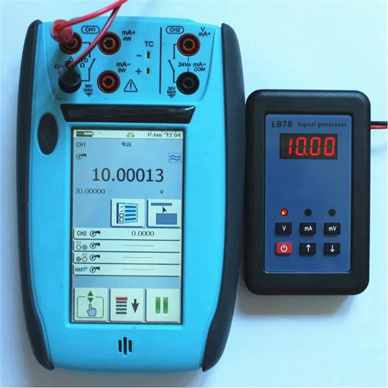 

New Da Calibrator Tester 4-20Ma Signal Generator Built-In Battery Built-In Quick-Break Fuse High Temperature Stability