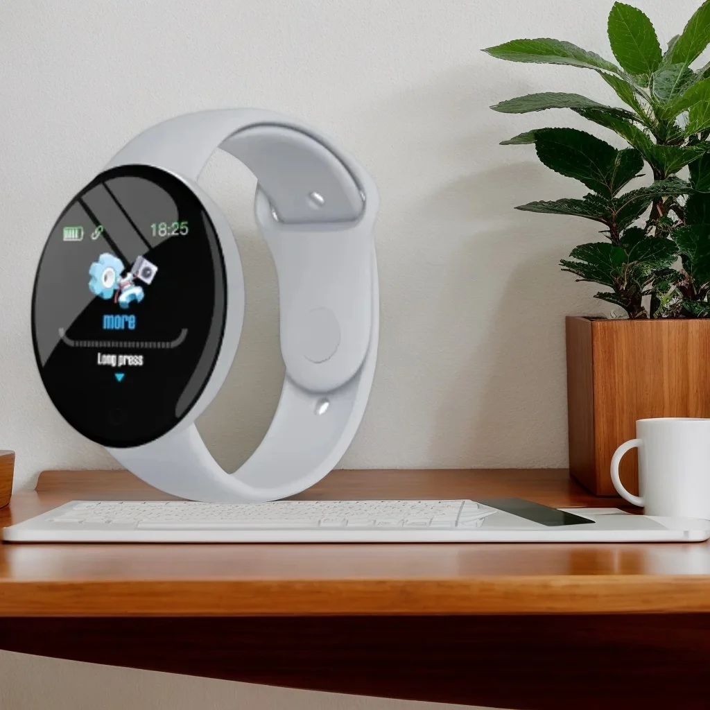 

Круглые цифровые умные спортивные часы — светодиодные электронные наручные часы с Bluetooth для мужчин/женщин/детей (готовая дропшиппинг)