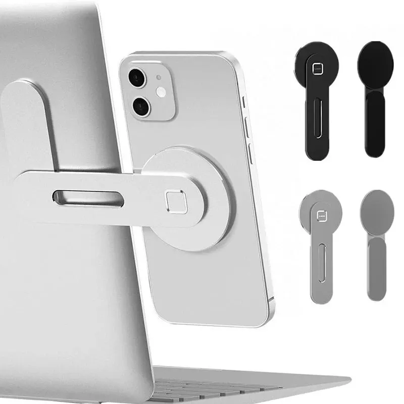 

Car Phone Stand Laptop Same Screen Stand Magnetic Ultrathin Display Side Foldable Rollover Camera Flat Aluminum Alloy Back Mount