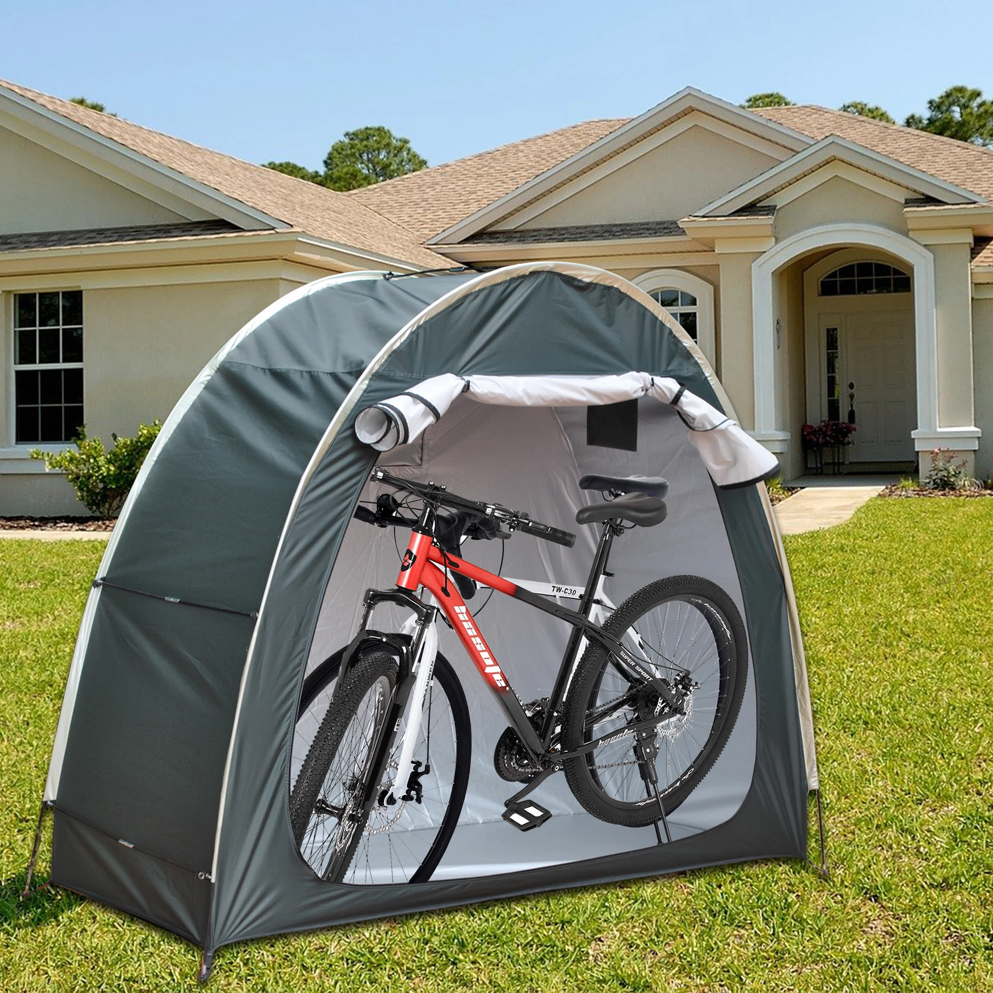 Outdoor Storage Bicycle Shelds, Storage - Bike Tent, Bicycle Storage Tent, Waterproof Bicycle Cover, Portable Weatherproof  Tent