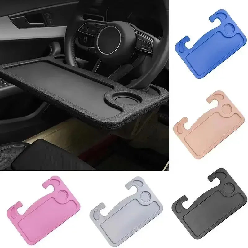 GREAT!Portable Car Laptop Computer Desk Mount Stand Eat Work Car Steering Wheel Dining Table BracketDrink Food Coffee Tray Board