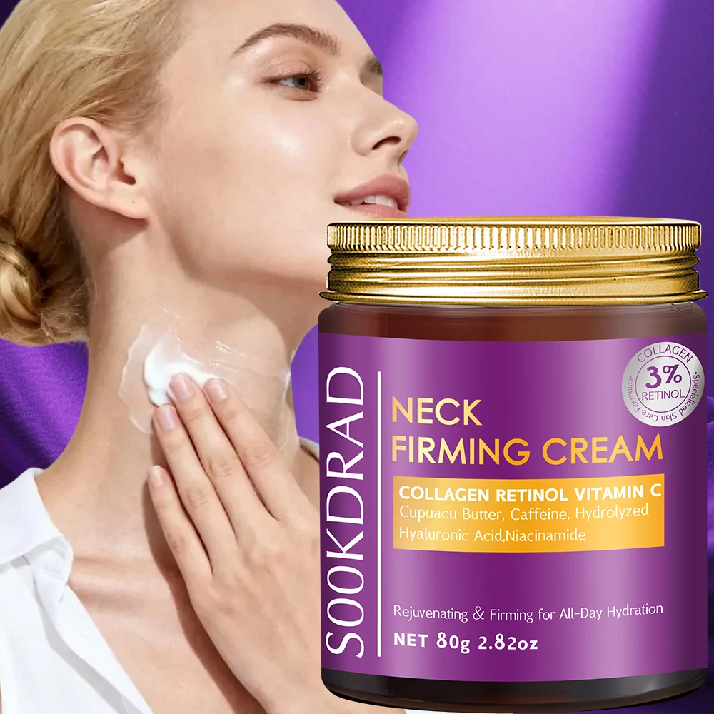 80g Facial and neck firming cream, reducing wrinkles, age spots, eye bags, wrinkles, etc., natural daily use