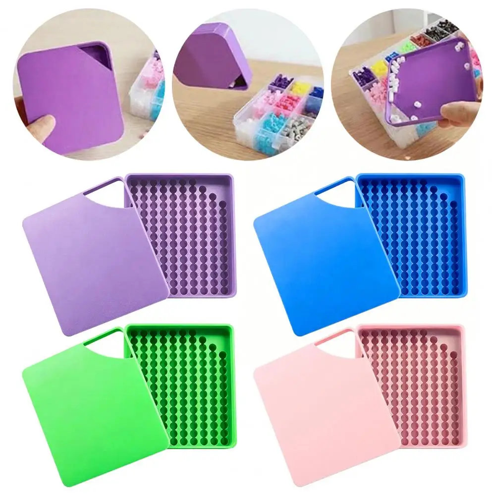 Bead Organizer Tray Bead Sorting Tray for 5mm Beads Time-saving Melty Bead Organizer Reusable Efficient Crafting Tool 3d Printed