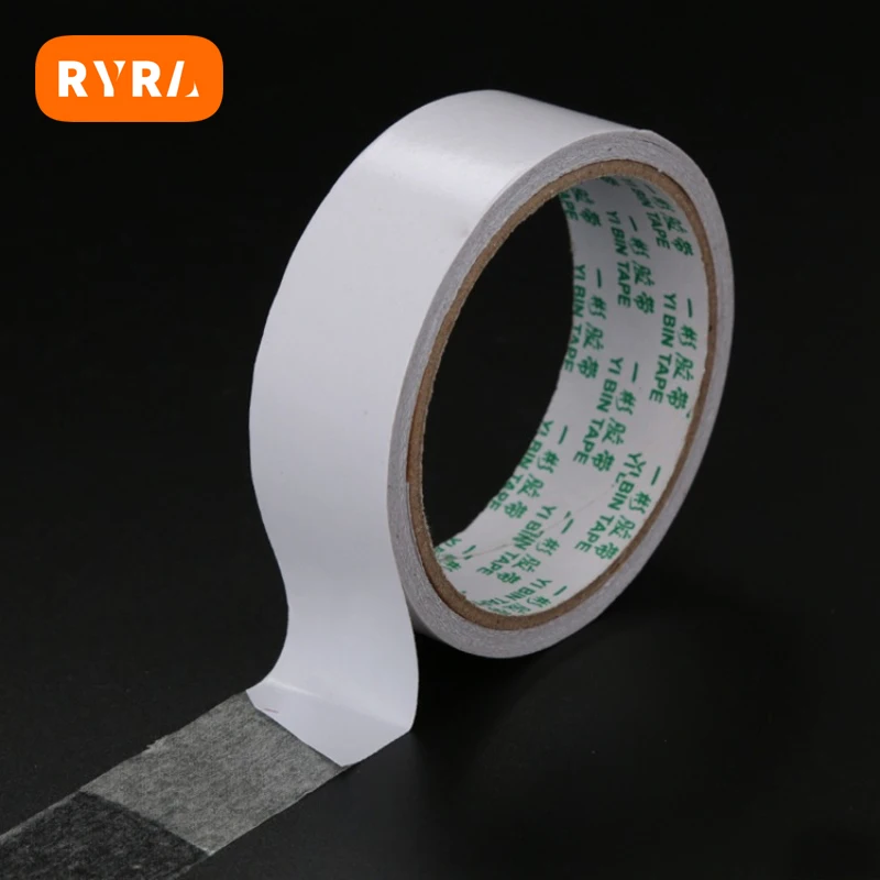 White Double Sided Tape Mounting Tape Ultra-thin Strong Adhesive Width 3mm 5mm 8mm 10mm 12mm 15mm 20mm 24mm 30mm 1 Roll