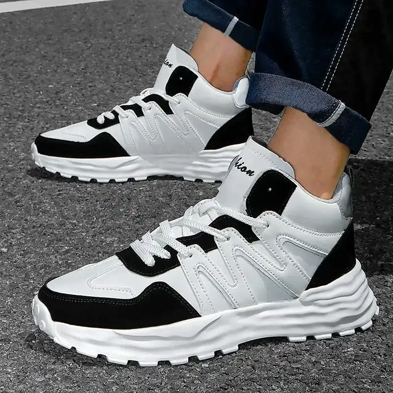 PU Leather Does Not Slip Yellow Boots Men Casual Yellow Sneakers For Men Shoes Outdoor Sports Top Comfort Jogging News