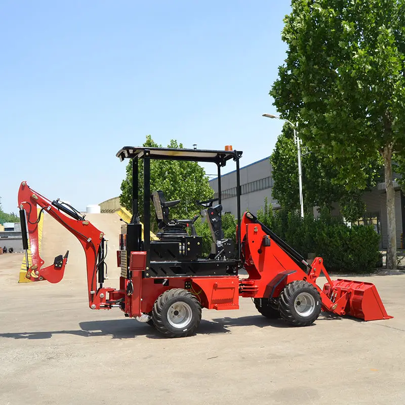 Hot Product Portable Multifunctional Backhoe Loader Two‑headed Busy Machine for Agricultural Construction Work Factory Direct