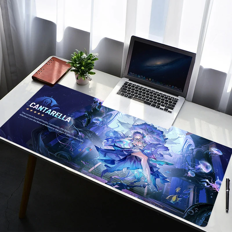 لوحة ماوس الألعاب حصيرة مكتبية Gamer Wuthering Waves Cantarella Professional Premium Mousepad ملحقات التحكم في السرعة لوحة المفاتيح