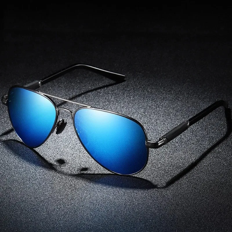 

Aviation Metail Frame Polarized Sunglasses Pilot Male Metail Frame Driving Glasses Color Changing Sun Glasses