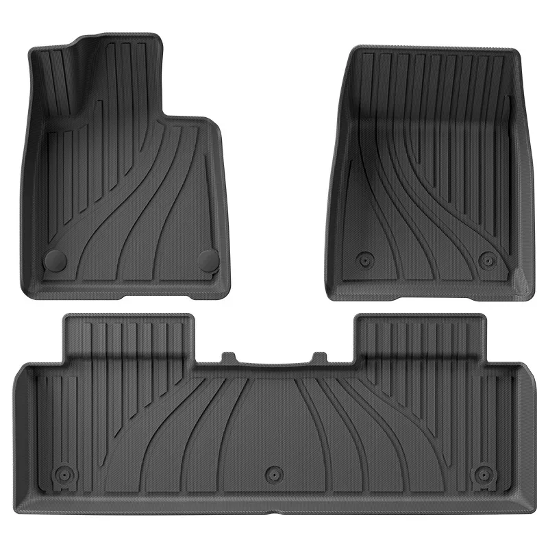 Waterproof Fully Enclosed TPE Foot Pad Trunk Pad & Seat Back Pad for Cars Models Car Floor Liner