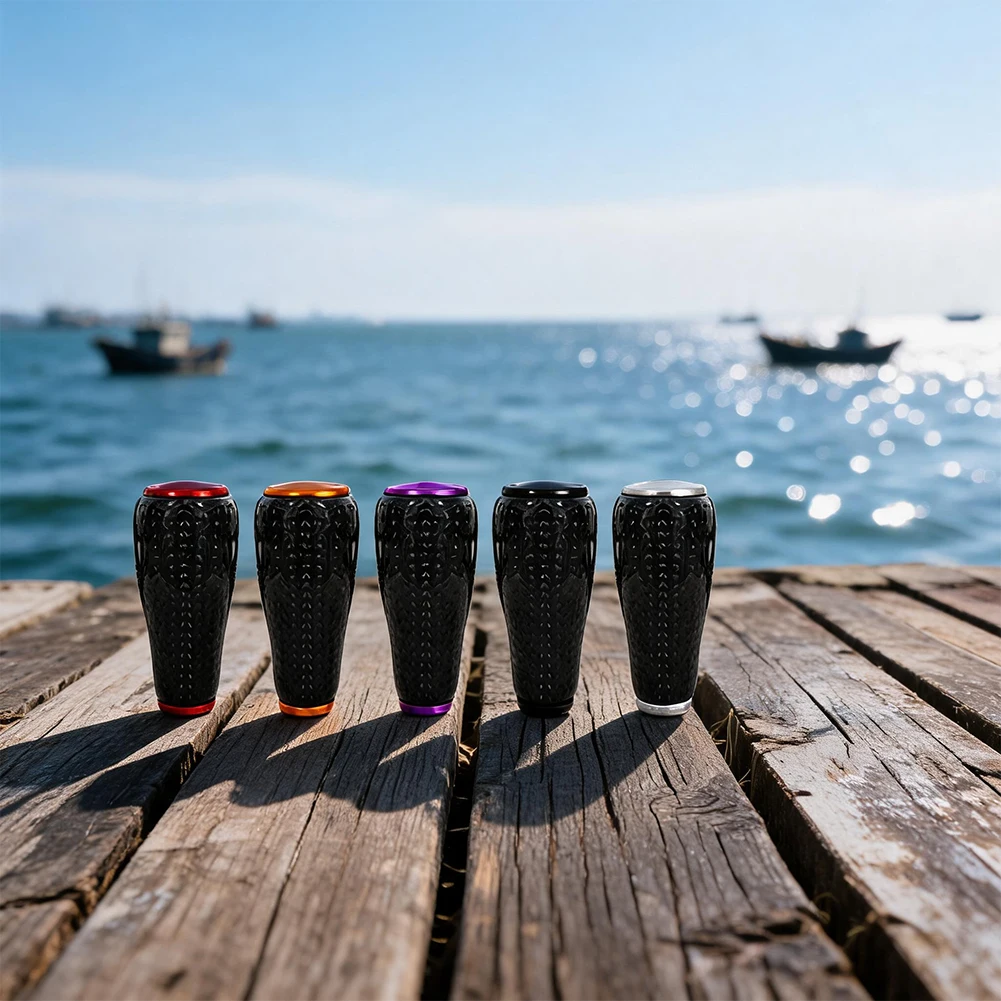 Carbon Weave Reel Knob Grip Ball For DAIWA Baitcasting Round Reel Fishing Tackle Accessories For Modification Parts Black Red Go