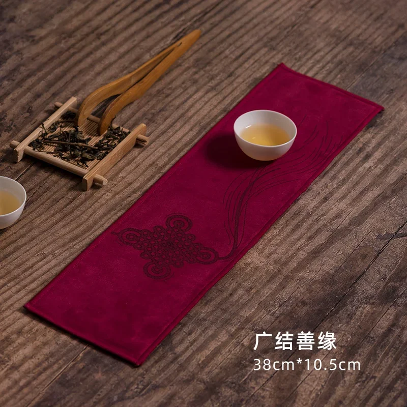 Painted Tea Towel, Absorbent, Thickened Cleaning Cloth, Clay Teapots, Tea Ceremony, Tea Napkin