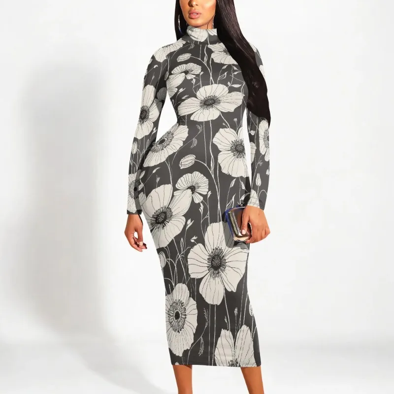 

Bodycon Dresses for Women Sexy Midi Long Sleeve Date Night Sleeveless Club Party Casual Maxi Dress