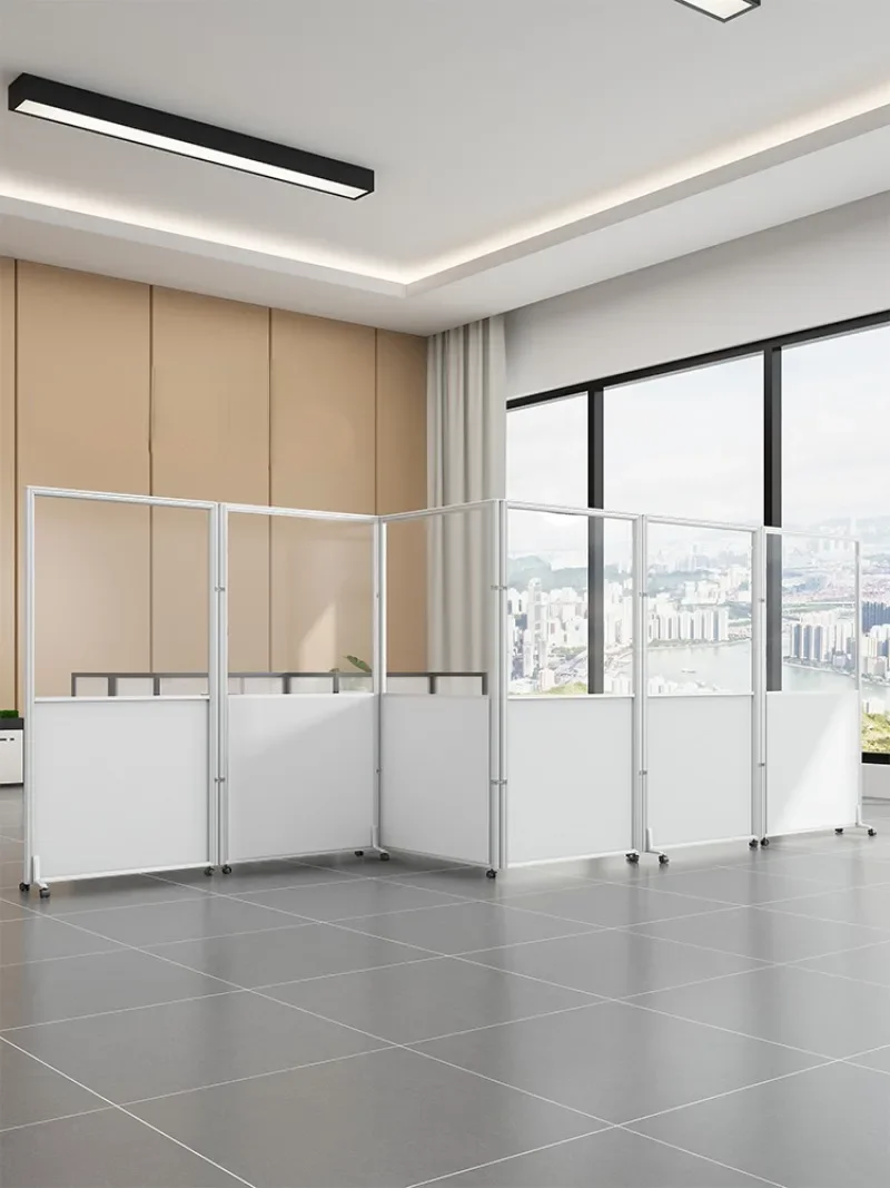 office removable folding transparent acrylic plexiglass screen