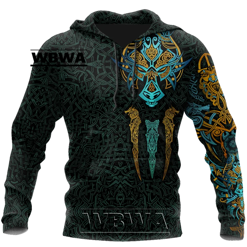 

2022 3d Men Hoody Street Warrior Tattoo Fashion Sports Suit Oversized Hoodie Printing Wolf Hoodie Casual Sweatshirt Jacket