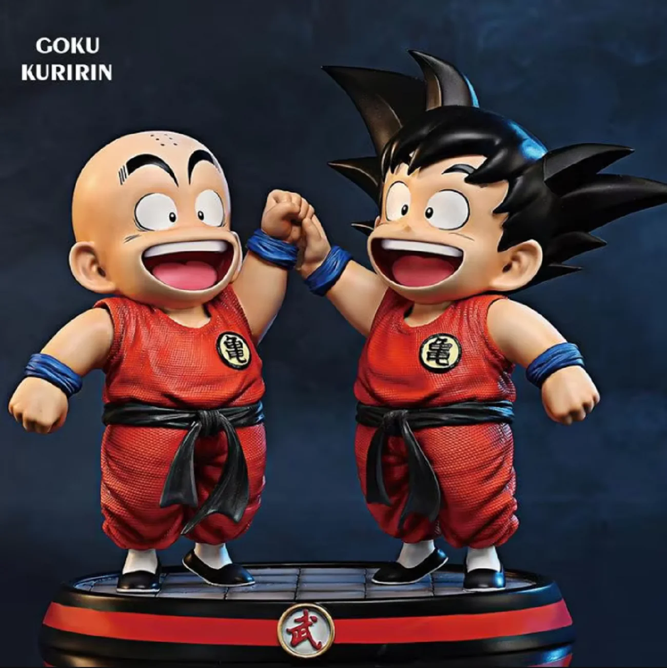 

Детская фигурка аниме Dragon Ball Z, коллекция персонажей Гоку и Криллина, 14 см, отлично подходит для праздничного подарка, модель игрушки