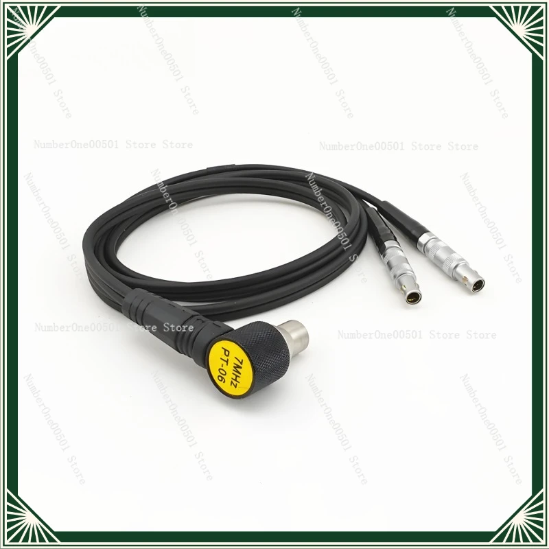 

Ultrasonic Thickness Probe 7M PT-06 XT-6 7MHZφ 6 7.5P6 Small Diameter Thickness Gauge Double Crystal