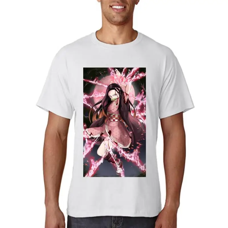 Футболка женская с коротким рукавом и круглым вырезом, с принтом