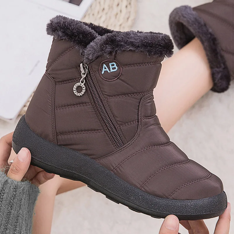 Women's Winter Boots 2024 Trend Snow Boots For Women Winter Shoes Keep Warm Fur Boots Ankle Winter Footwear Fur Shoes Women