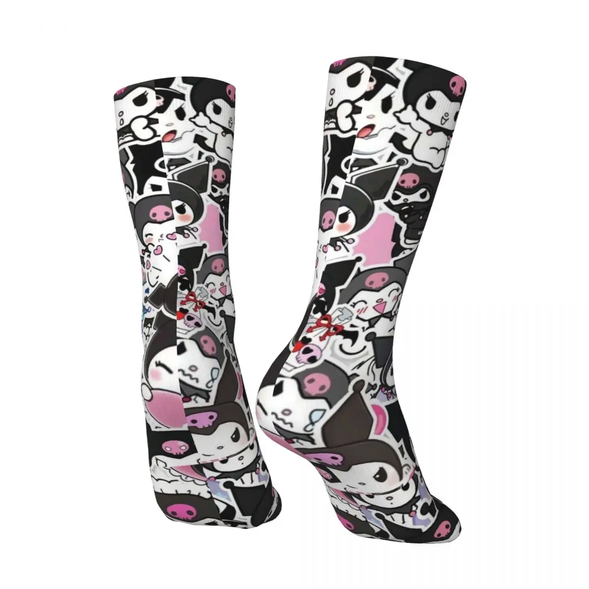 Kuromi Socken koreanische Strümpfe Männer weiche atmungsaktive Kletter socken Frühling Grafik Anti-Rutsch-Socken