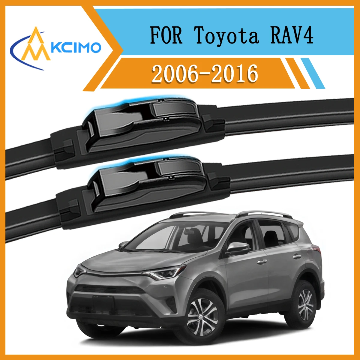 

Front Wiper Blade Pair OE Direct Fit For Toyota RAV4 XA30 2006-2016 Driver & Passenger Side Guaranteed Fit Windshield Wipers