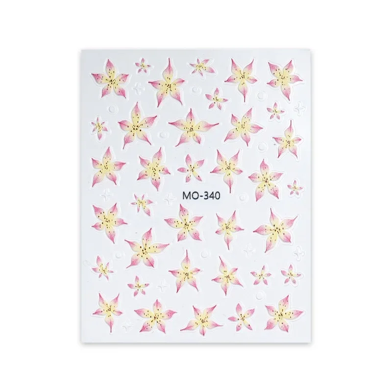 1 قطعة نجمة الخماسي ملصقات الأظافر Instagram الفيروسية الاتجاه مخرمة الحلو و منفعل فتاة نمط ثلاثية الأبعاد لاصق مقاوم للماء عودة مسمار الشارات #4