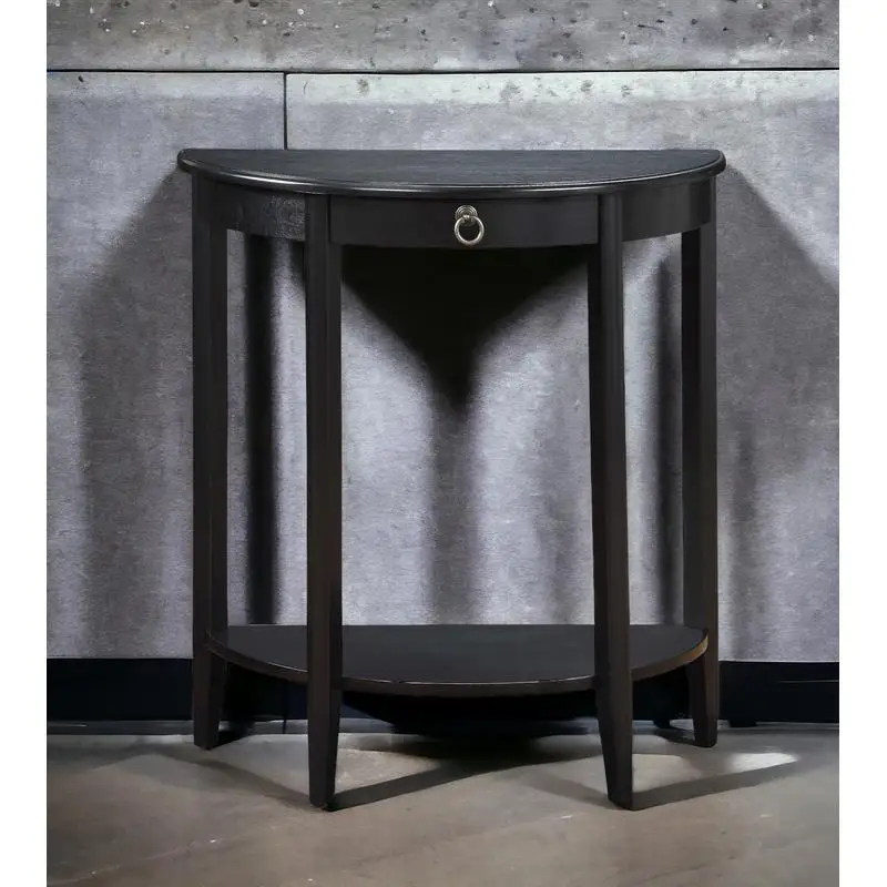 Consolle con finitura nera