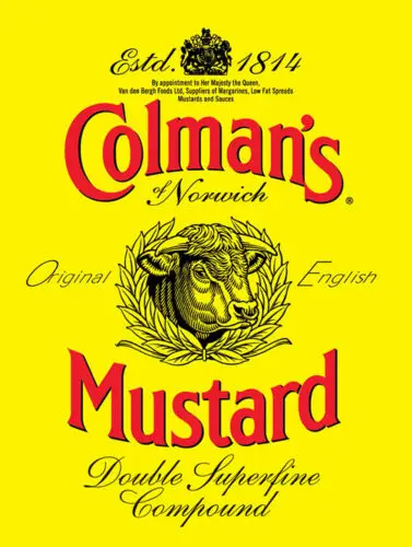 Colman's Mustard, Retro replica vintage style metal tin sign gift pub kitchen