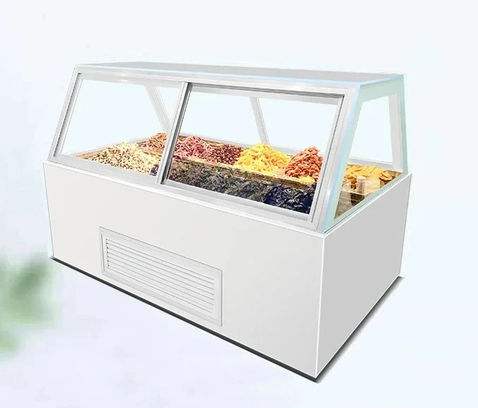 Preserved Fruit Freezer Candied Snacks Showcase Display Grape Jerky Refrigerated Fruit Fresh