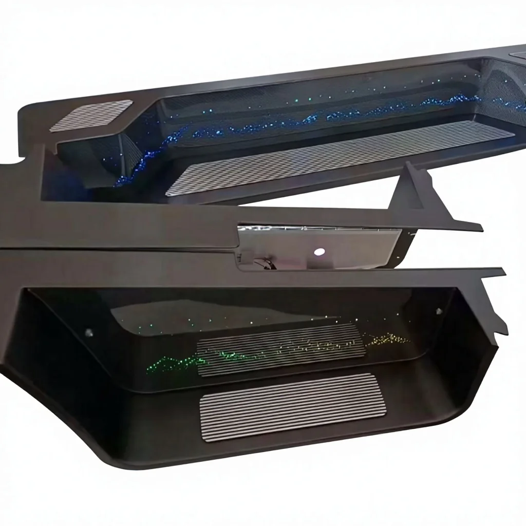 Acessórios Portáteis para Interior de Carro Sprinter 906/907 com Luz LED, Apoios para os Pés e Soleiras de Metal