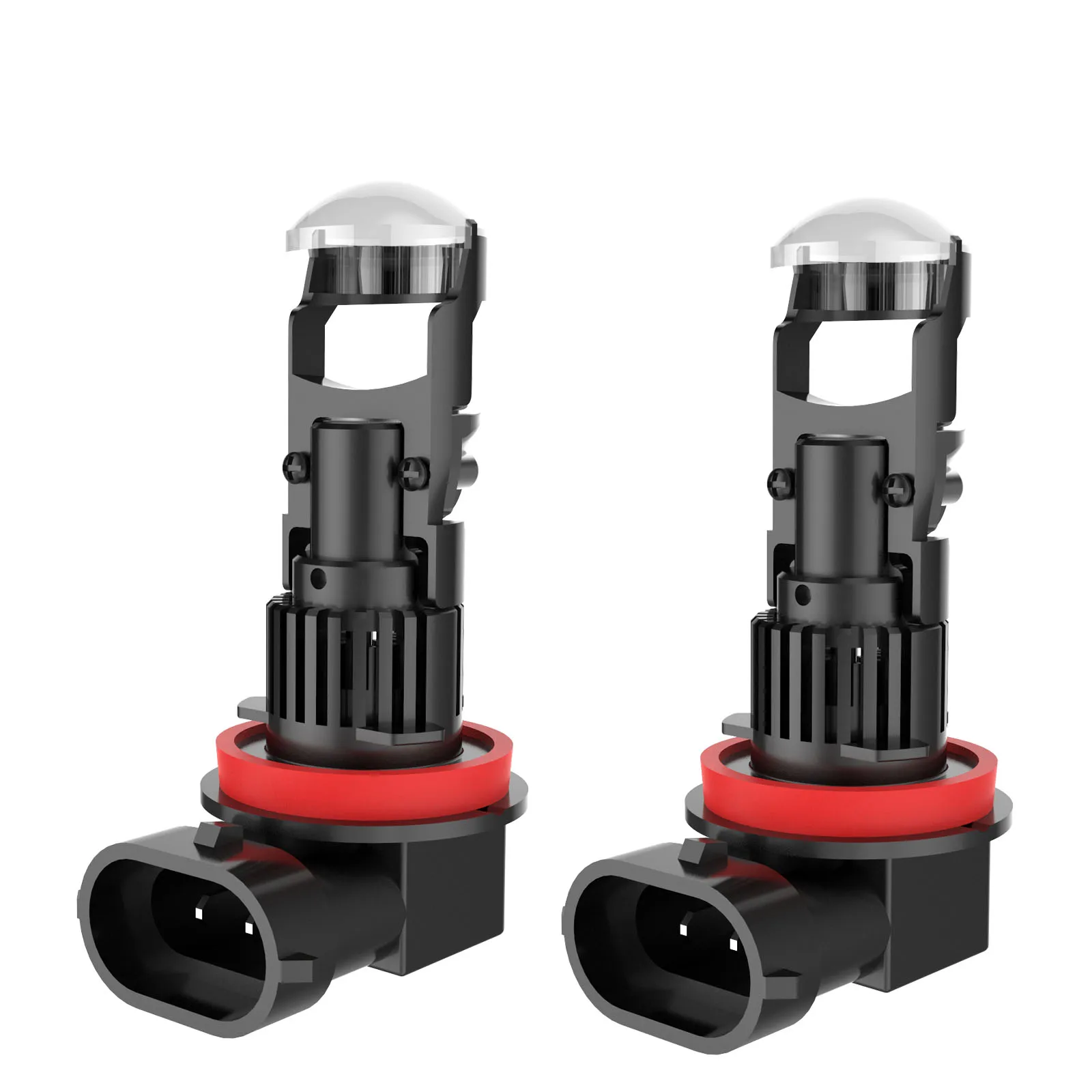 

H8 H9 H11mini Projector LED Headlights Kit Low Beam Bulb Super Bright 6500K Cool White 14600LM