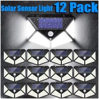 Led Solar Lights 12/10/8/6/4/2/1Pcs Outdoor Solar Wall Lamp PIR Motion Sensor Solar Powered Sunlight for Garden Street Light