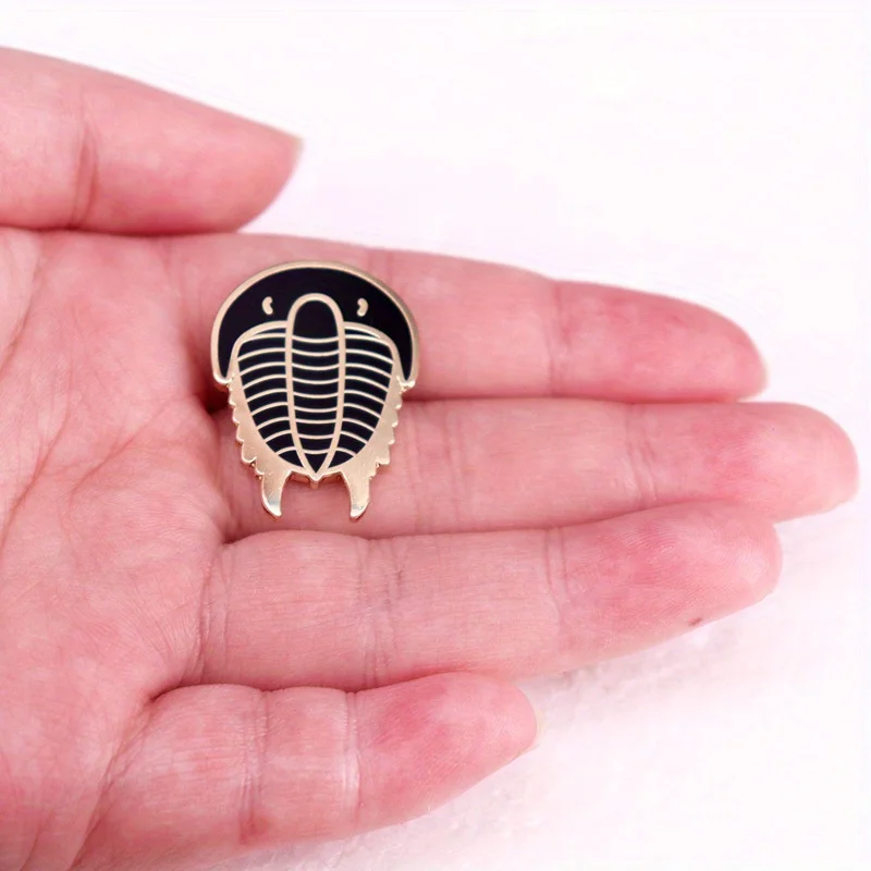 Cambrian Arthropods Extinct Trilobites Brooch Bio Archaeological Badge Accessory