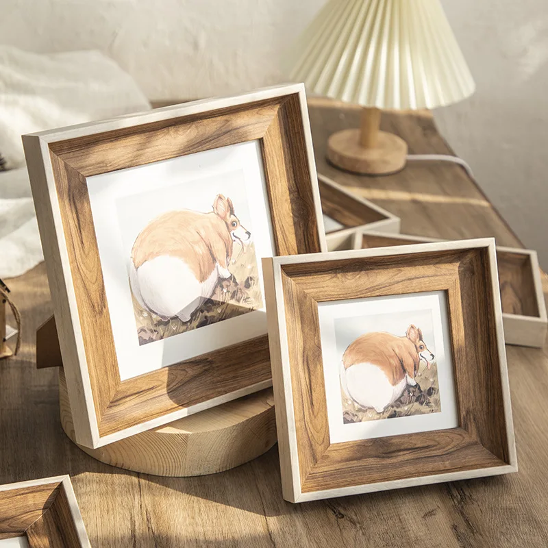 Minimalist Photo Frame 7-inch & 8-inch Wall Mountable Picture Frame, Elegant Display Frame for Albums and Photos Home Decor