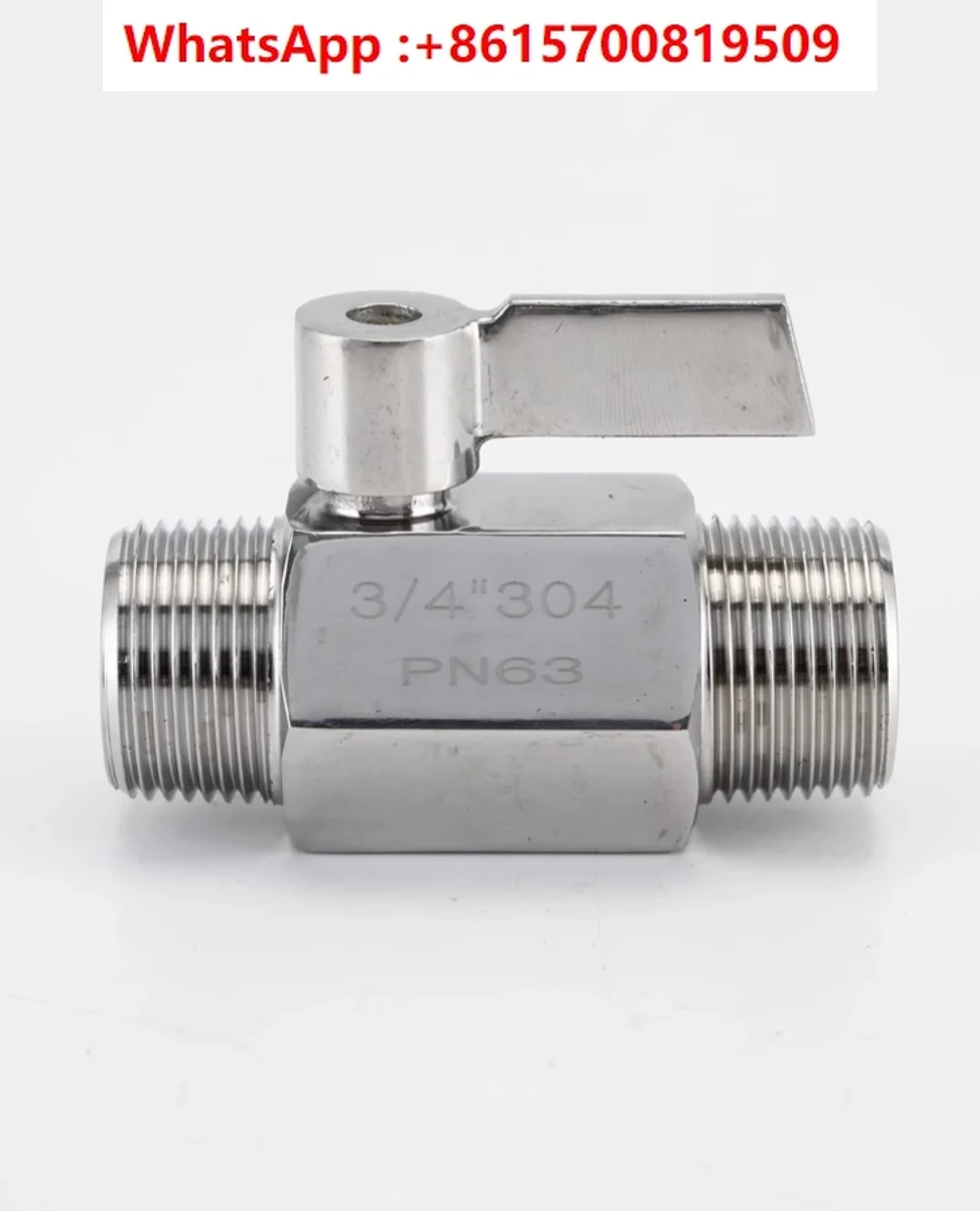 

304 stainless steel mini ball with double inner and outer threads, long and short handles, 12346 inch, 1-inch switch small