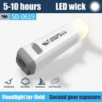 Torch Highlight USB Rechargeable LED Flashlights Waterproof Powerful LED Flashlight 3 Modes Bright for Camping Emergency