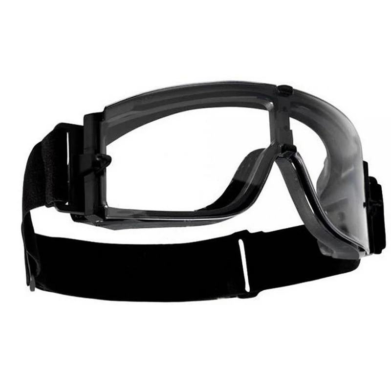 X800 okulary taktyczne wojskowy Sport Airsoft Paintball polowanie ochronne Google 3 zestaw obiektywów okulary przeciwsłoneczne UV na świeżym