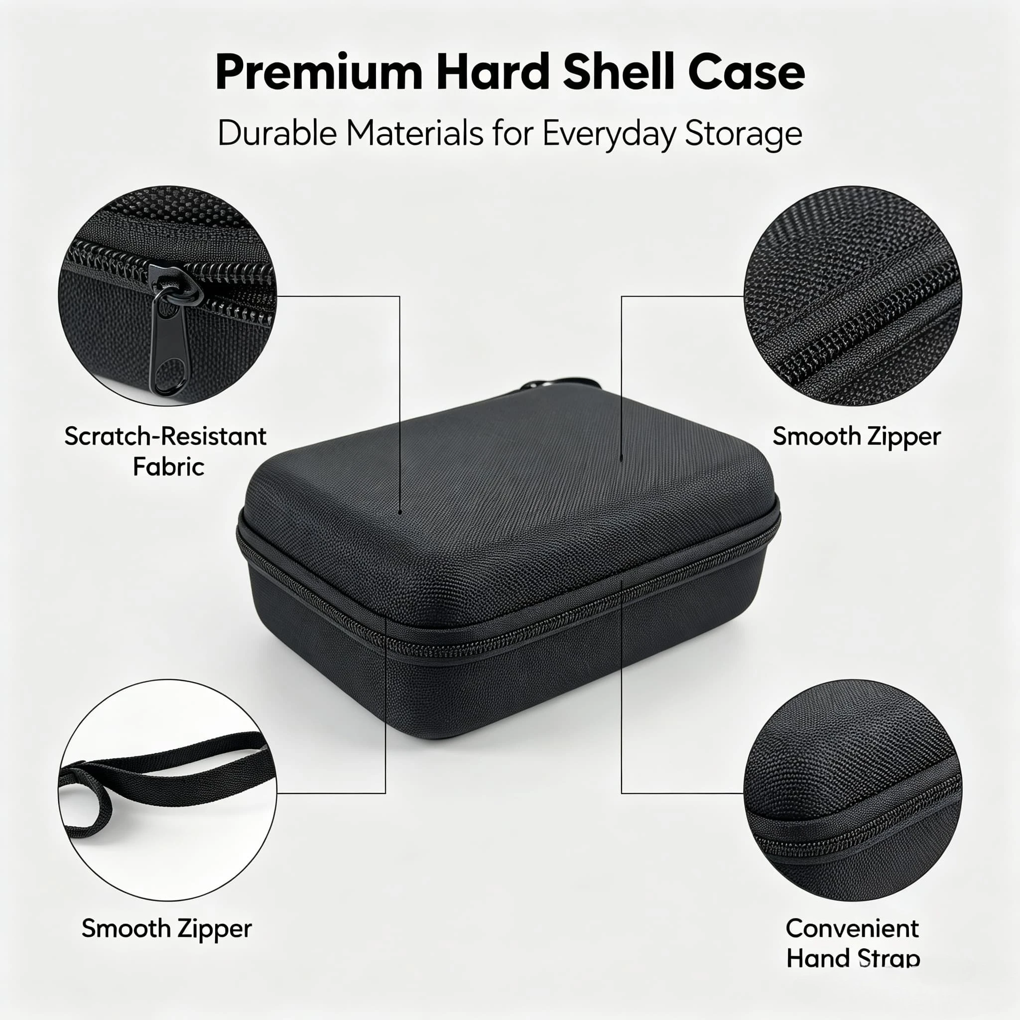 Bolsa de Armazenamento Portáti - Tech Accessories Hard Case avaliação e preço