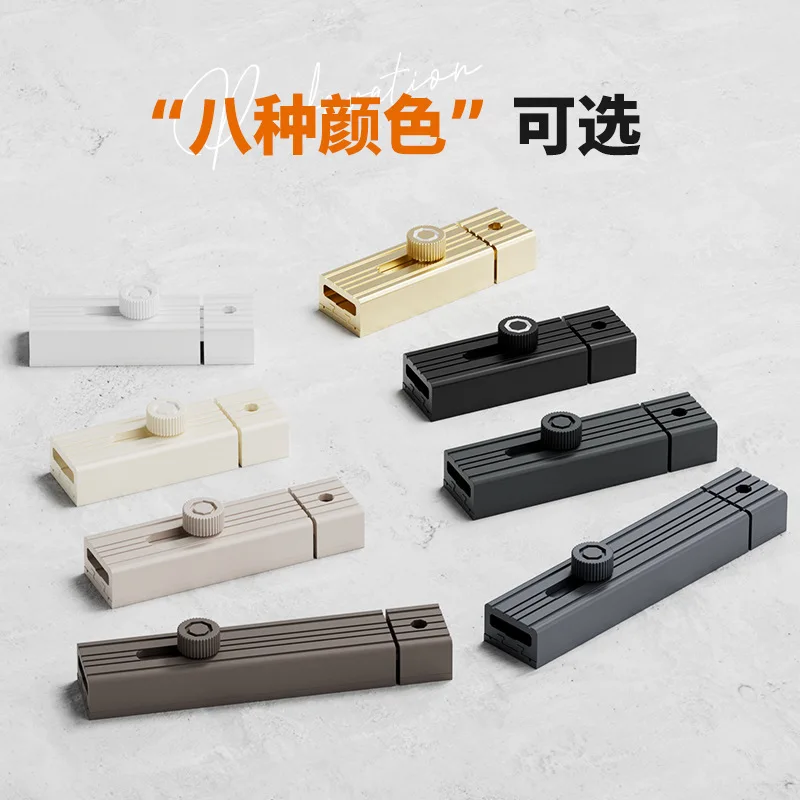 

YM Door Lock for Bedroom, Simple Sliding Latch Lock with Anti-Lock Design for Wooden Doors, Windows & Cabinets