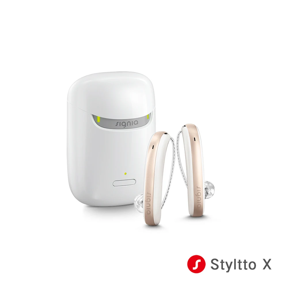 

Signia Styletto X Xperience platform and Bluetooth connectivity Rechargeable Hearing aid for the Hearing Loss Deaf Adult