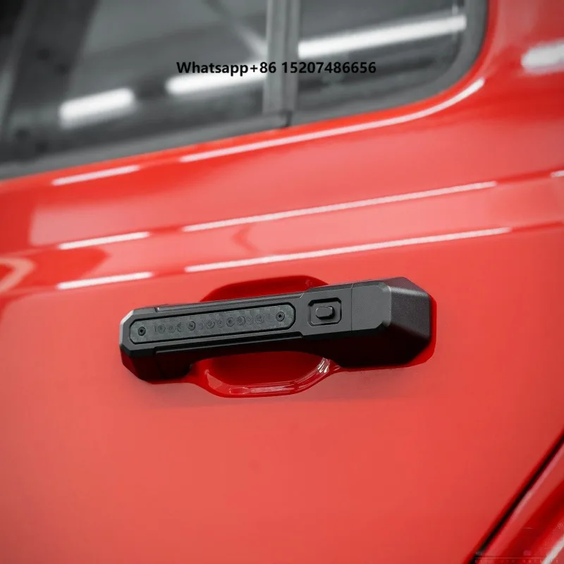 OMU011 Aluminum Magnesium Alloy Carbon Fiber 4  Door Handles1  Fits for  for