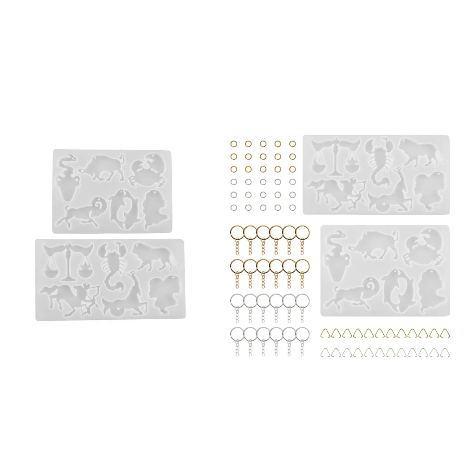 

Силиконовая форма для брелка, портативная форма для эпоксидной смолы, сделай сам, для декора браслета-брелка