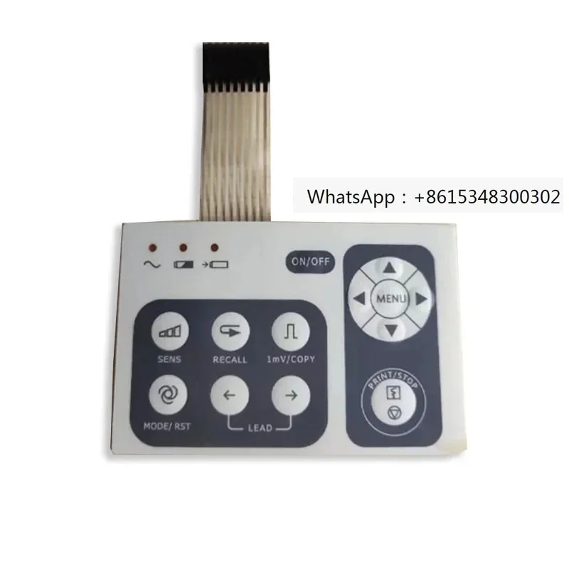 Edan SE-300B 3B 100 3 1 SE300B SE30B ECG SE100 SE3 SE1 Button Panel Keyboard Panel Key English Button Membrane