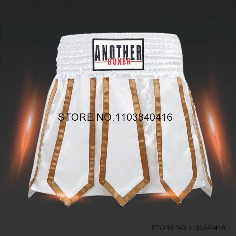 Boxshorts Damen Herren Muay Thai Shorts Lotus Bänder Kickboxen Hosen Kinder Junge Mädchen Kampfsport Grappling Trainingskleidung