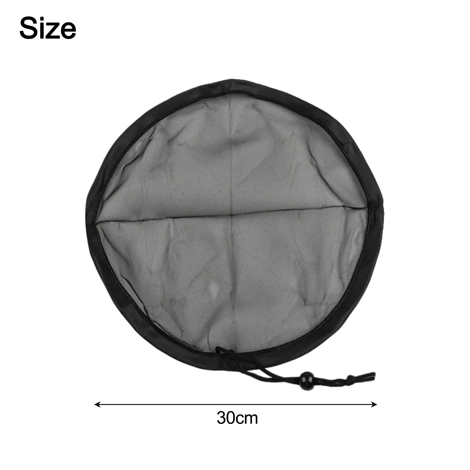 For Garden Pots Debris Prevention Mesh Cover Outdoor Maintenance 30cm Adjustable Drawstring Mesh Cover Lawncare