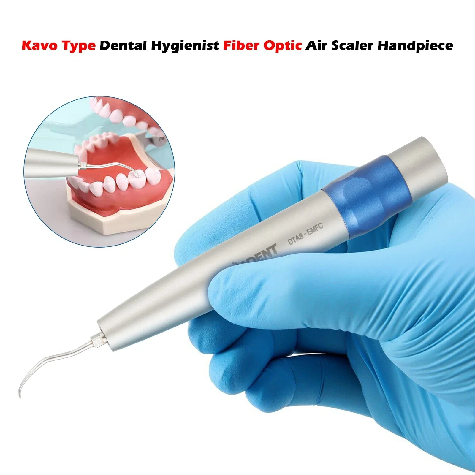 Dental Hygienist LED Optic Air Scaler Handpiece Sonic for KAVO MULTIflex Quick Coupler