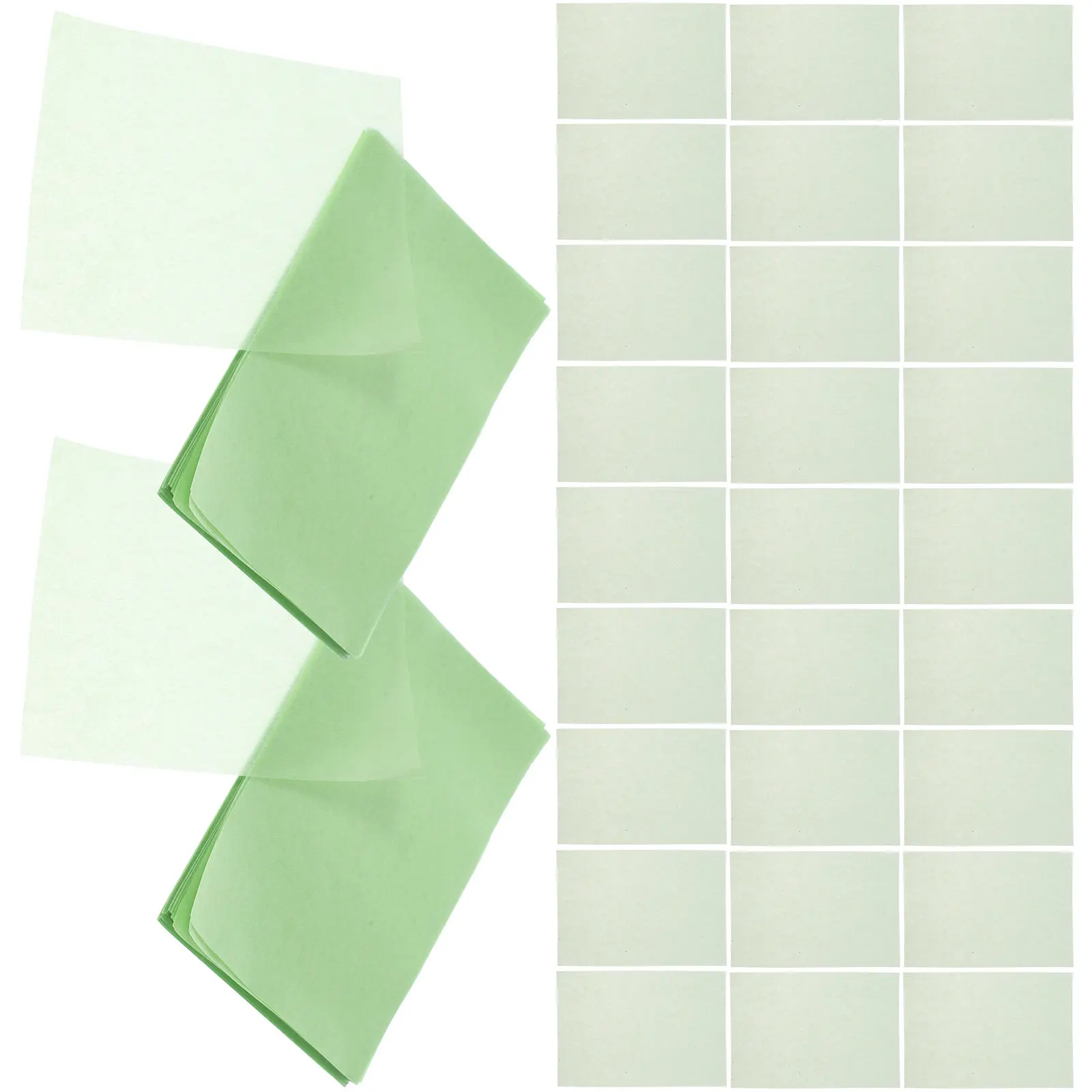 

500 Sheets Face Oil Absorbing Paper Blotting Sheets for Oily Skin Oil Control Film Makeup Friendly Portable Tea