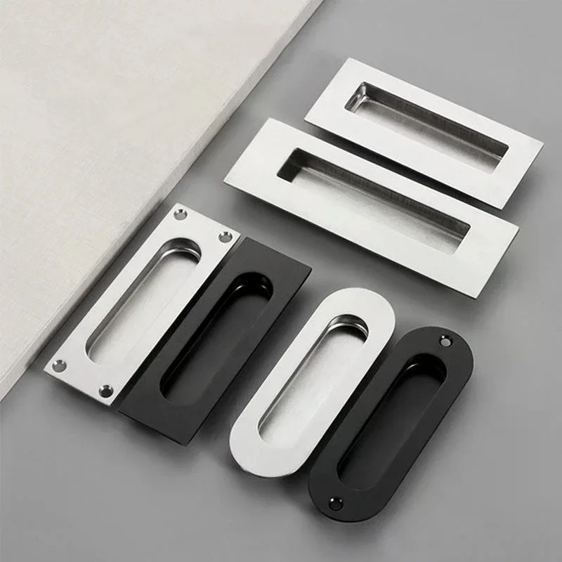 Stainless Steel Concealed Handle Built-in Concealed Sliding Door Sliding Door Drawer Handle Built-in Black Gold Handle Bronze